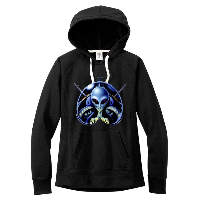 Alien Pilot Women's Fleece Hoodie