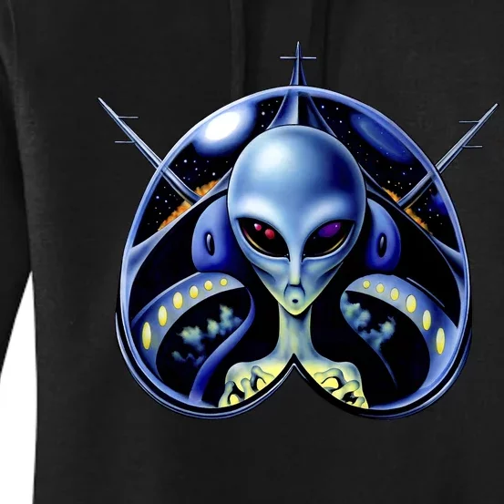 Alien Pilot Women's Pullover Hoodie