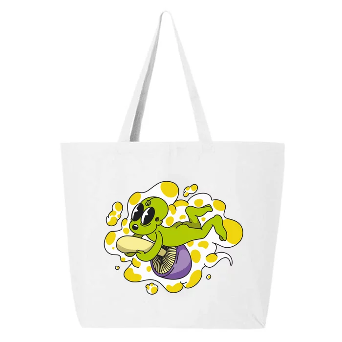 Alien Riding Mushroom 25L Jumbo Tote