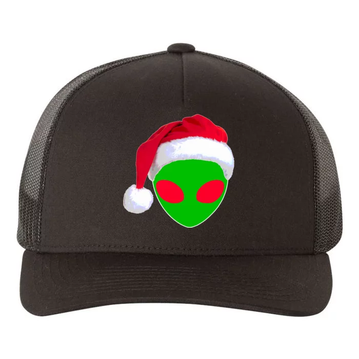 Alien Santa Claus Hat Christmas Logo Yupoong Adult 5-Panel Trucker Hat