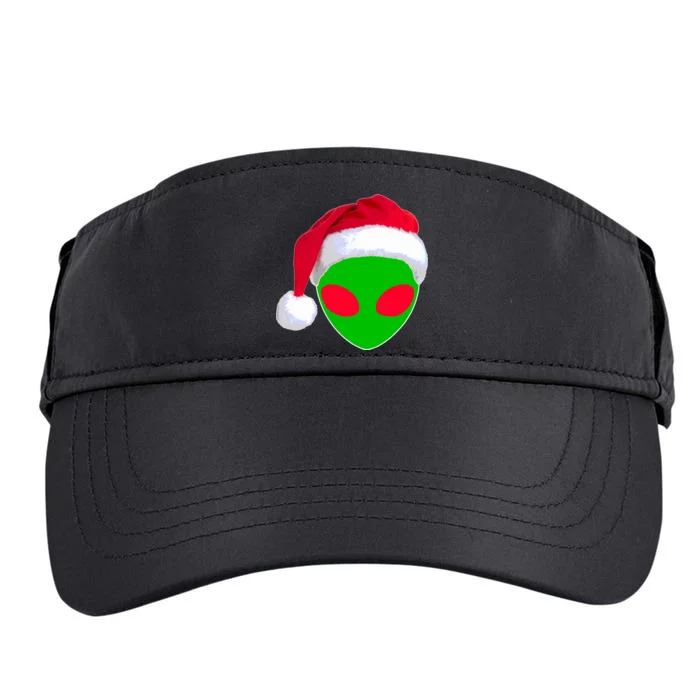 Alien Santa Claus Hat Christmas Logo Adult Drive Performance Visor