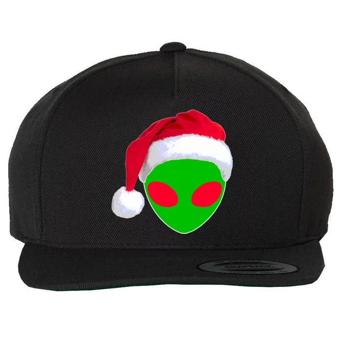 Alien Santa Claus Hat Christmas Logo Wool Snapback Cap