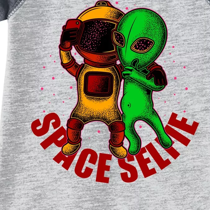 Alien Space Selfie Infant Baby Jersey Bodysuit