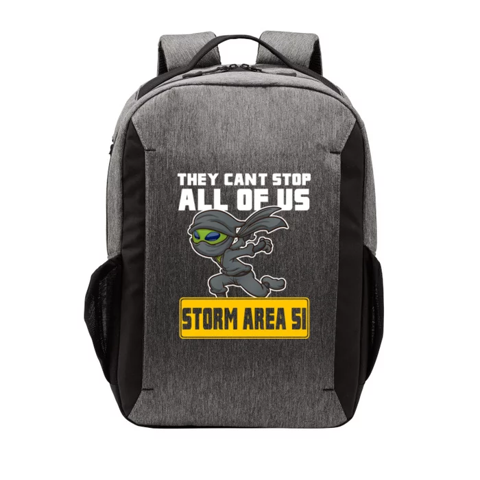 Alien Storming Area 51 Ninja Run Vector Backpack