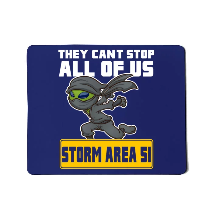 Alien Storming Area 51 Ninja Run Mousepad