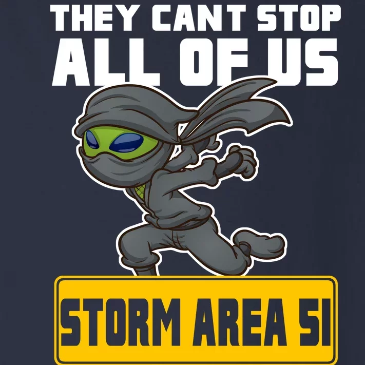 Alien Storming Area 51 Ninja Run Toddler Long Sleeve Shirt