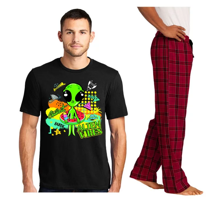 Alien Vibes Summertime Pajama Set