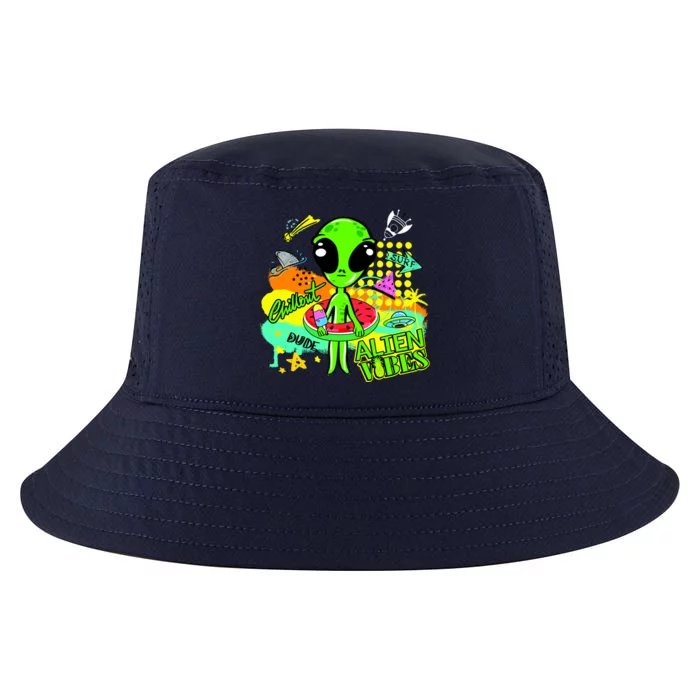 Alien Vibes Summertime Cool Comfort Performance Bucket Hat