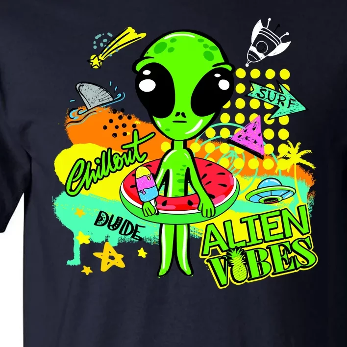 Alien Vibes Summertime Tall T-Shirt