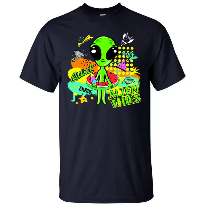 Alien Vibes Summertime Tall T-Shirt