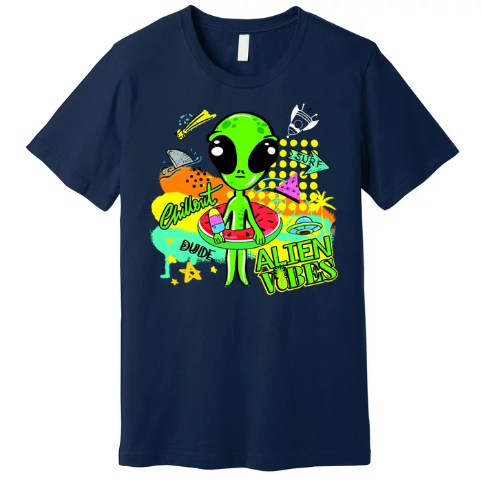 Alien Vibes Summertime Premium T-Shirt