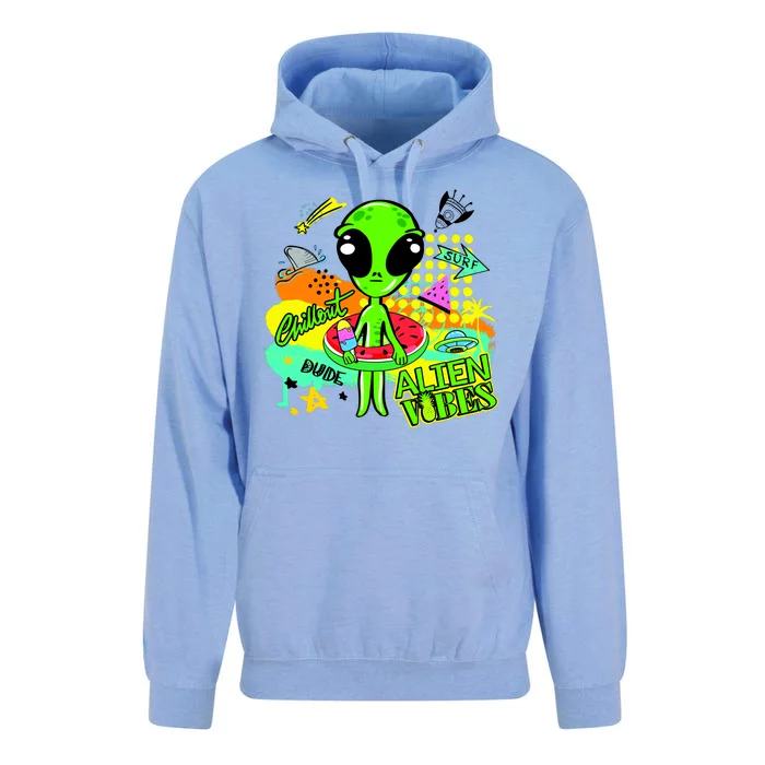 Alien Vibes Summertime Unisex Surf Hoodie