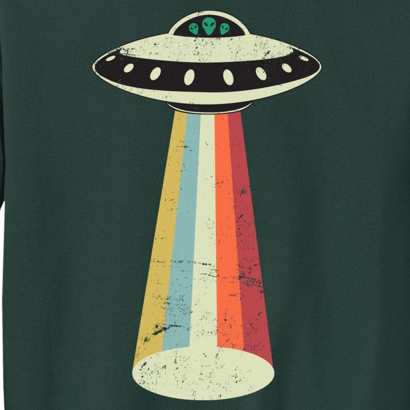 Alien Vintage UFO Space Ship Sweatshirt