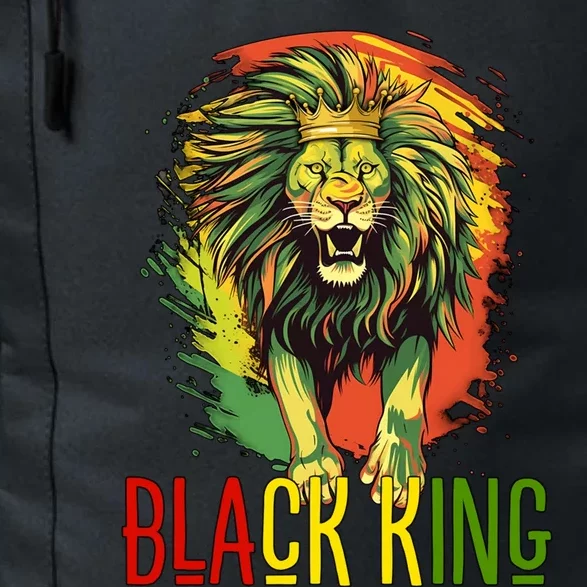 African Lion Junenth Black King Gift Daily Commute Backpack