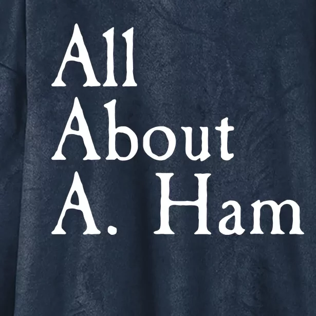 All About A. Ham Hooded Wearable Blanket