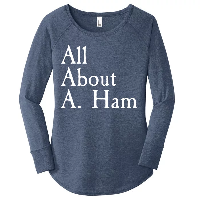 All About A. Ham Women's Perfect Tri Tunic Long Sleeve Shirt