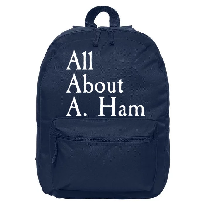 All About A. Ham 16 in Basic Backpack