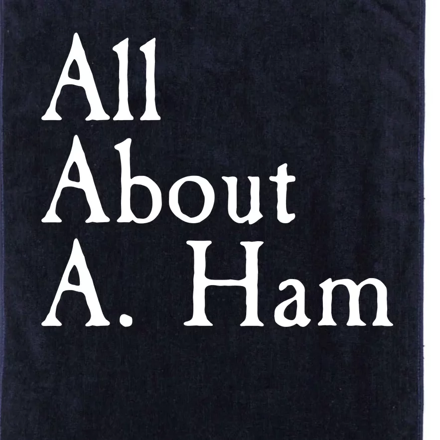 All About A. Ham Platinum Collection Golf Towel