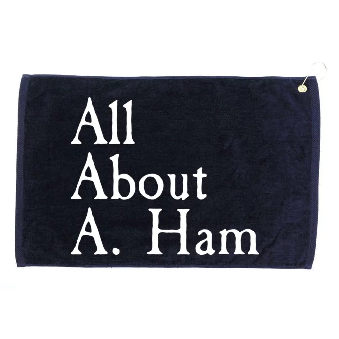 All About A. Ham Grommeted Golf Towel