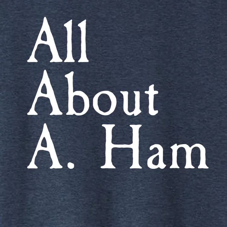 All About A. Ham Women's Crop Top Tee