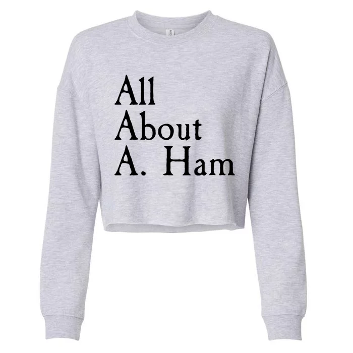 All About A. Ham Cropped Pullover Crew