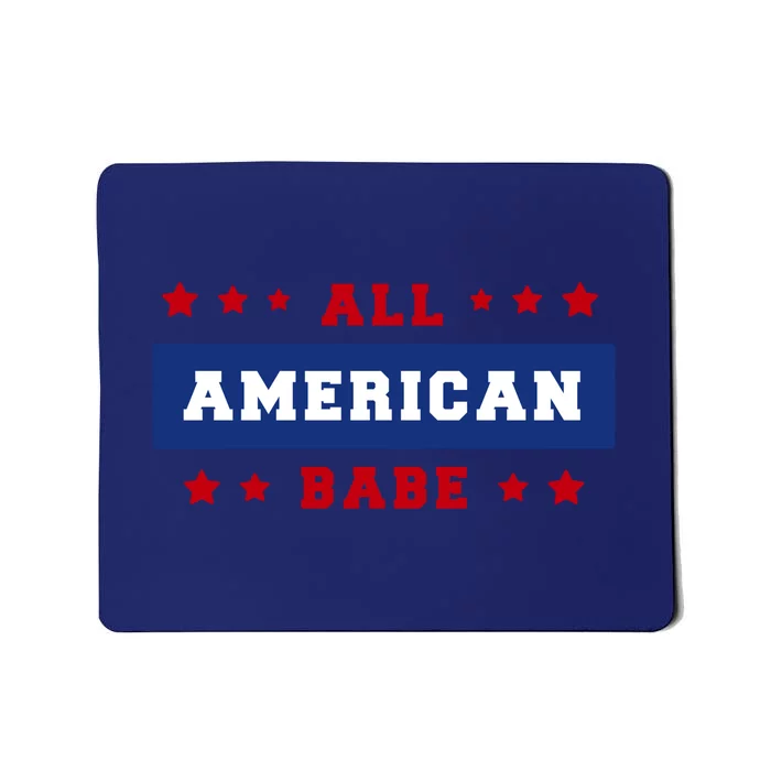 All American Babe Mousepad