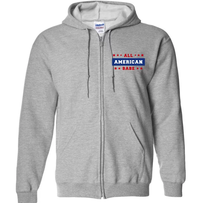 All American Babe Full Zip Hoodie