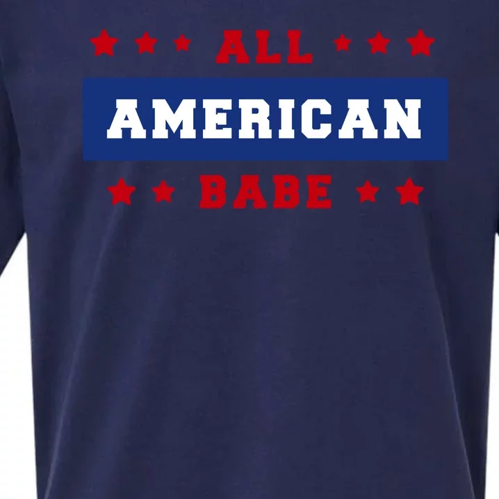 All American Babe Sueded Cloud Jersey T-Shirt