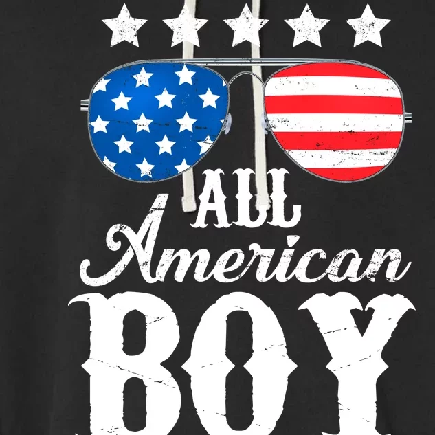 All American Boy Garment-Dyed Fleece Hoodie