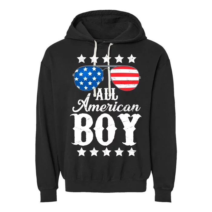 All American Boy Garment-Dyed Fleece Hoodie