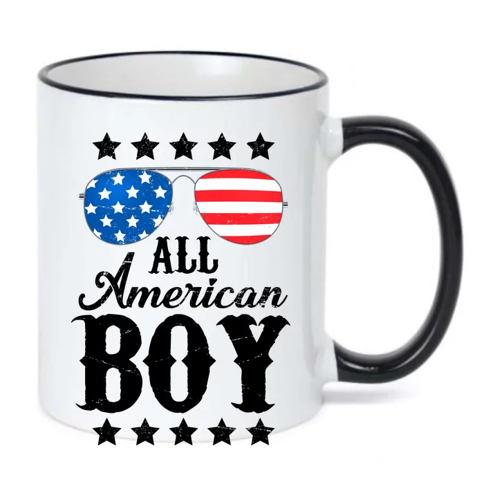 All American Boy Black Color Changing Mug