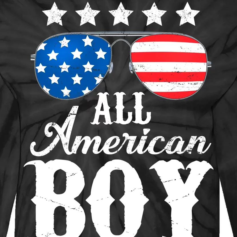 All American Boy Tie-Dye Long Sleeve Shirt