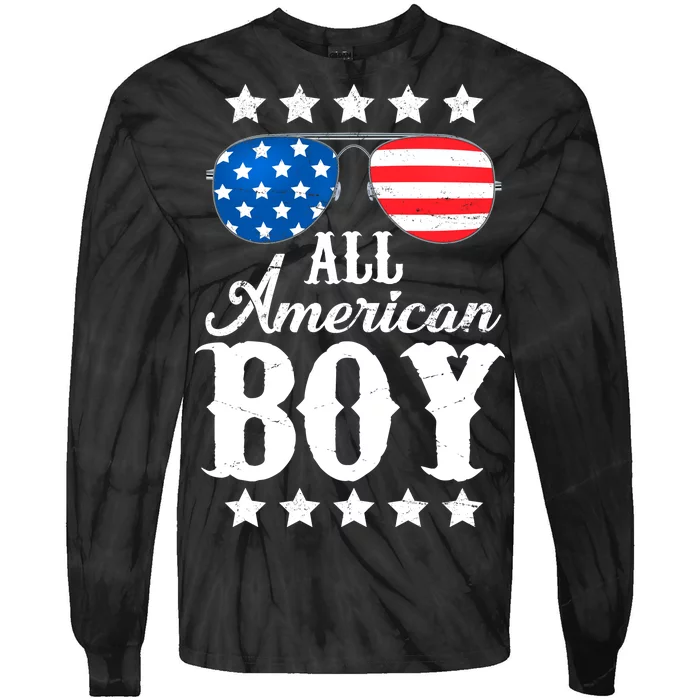 All American Boy Tie-Dye Long Sleeve Shirt