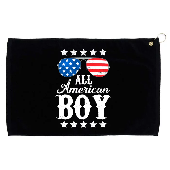 All American Boy Grommeted Golf Towel