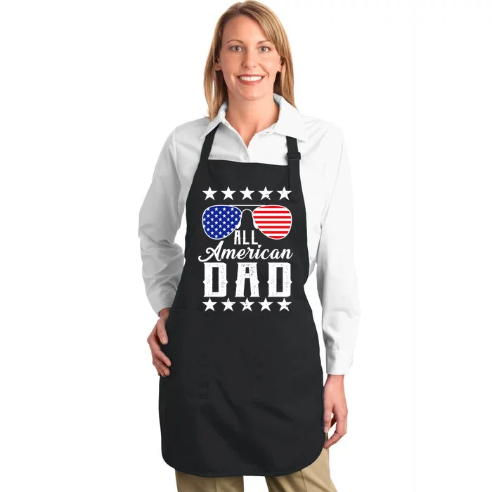 All American Dad Full-Length Apron With Pocket