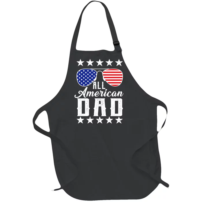 All American Dad Full-Length Apron With Pocket