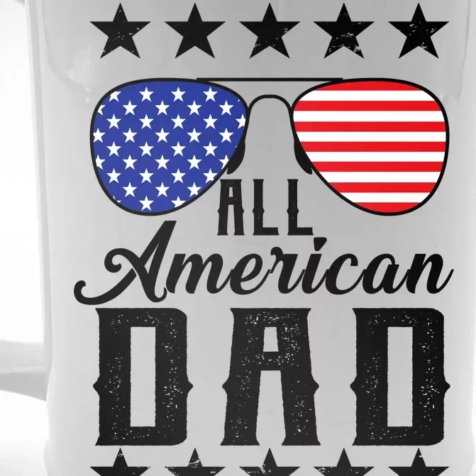 All American Dad Front & Back Beer Stein