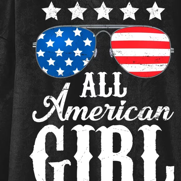 All American Girl Hooded Wearable Blanket