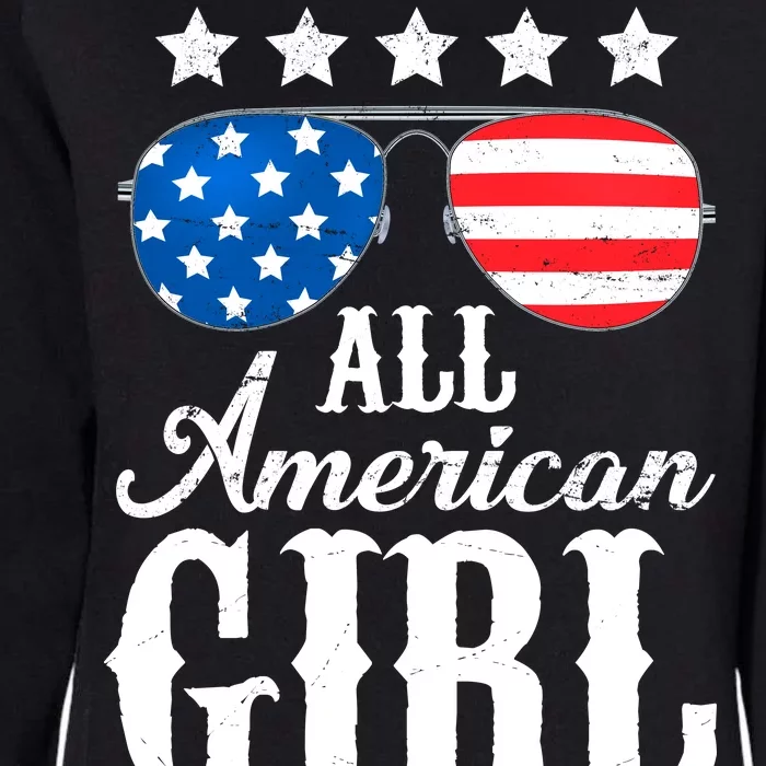 All American Girl Womens California Wash Sweatshirt