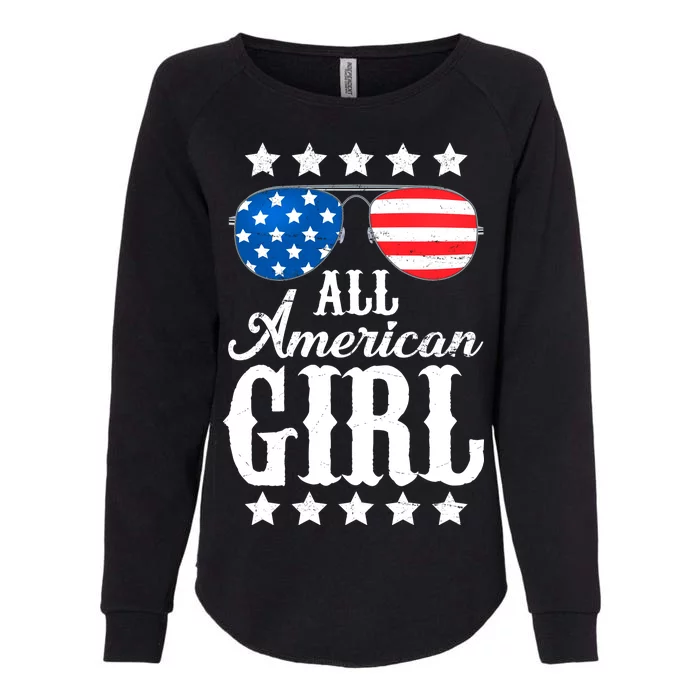 All American Girl Womens California Wash Sweatshirt