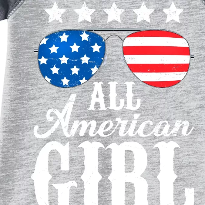 All American Girl Infant Baby Jersey Bodysuit