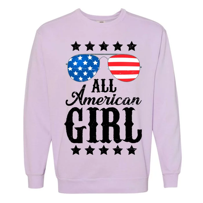 All American Girl Garment-Dyed Sweatshirt