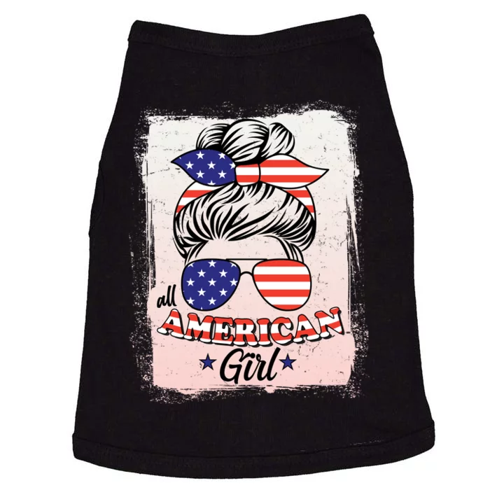 All American Girl USA American Flag Doggie Tank