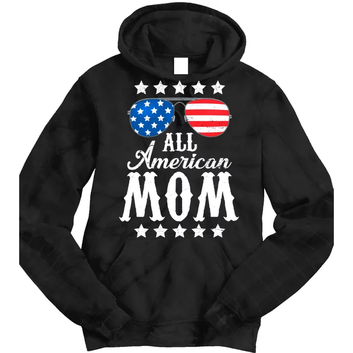 All American Mom Tie Dye Hoodie