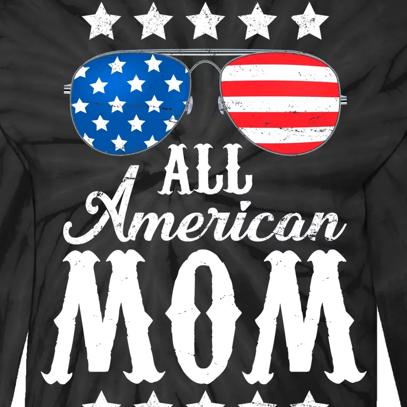 All American Mom Tie-Dye Long Sleeve Shirt