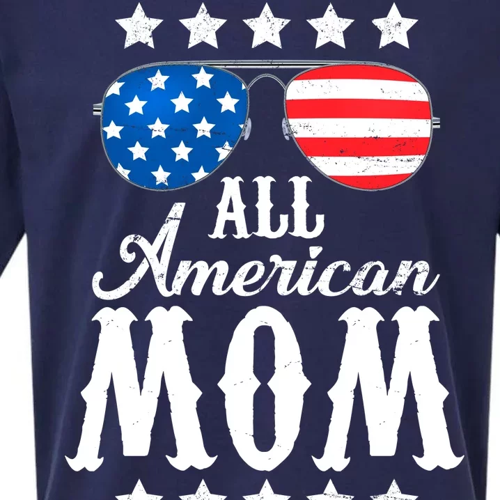 All American Mom Sueded Cloud Jersey T-Shirt