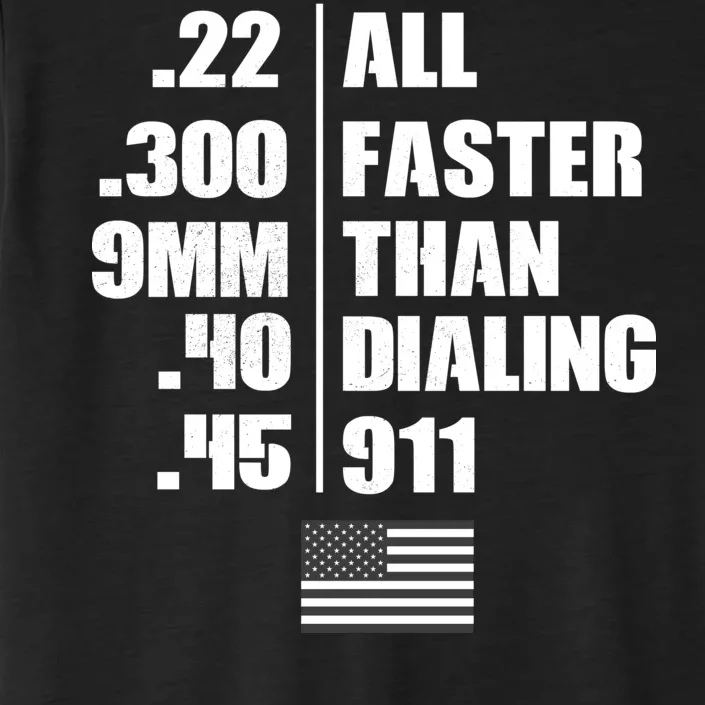 All Faster Than Dialing 911 ChromaSoft Performance T-Shirt