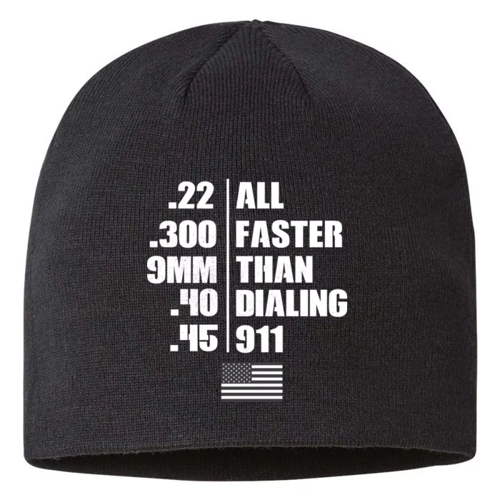 All Faster Than Dialing 911 8 1/2in Sustainable Knit Beanie