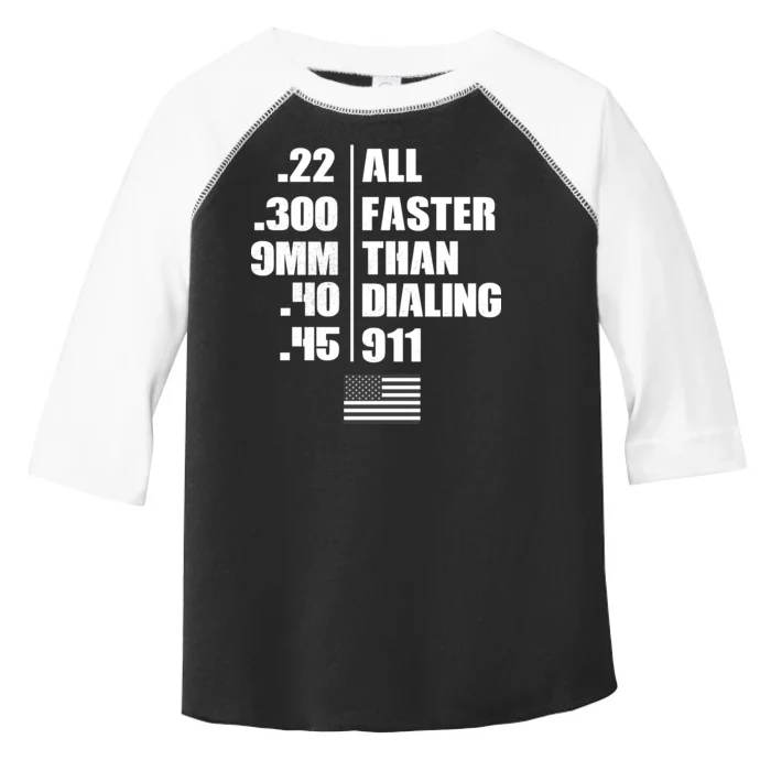 All Faster Than Dialing 911 Toddler Fine Jersey T-Shirt