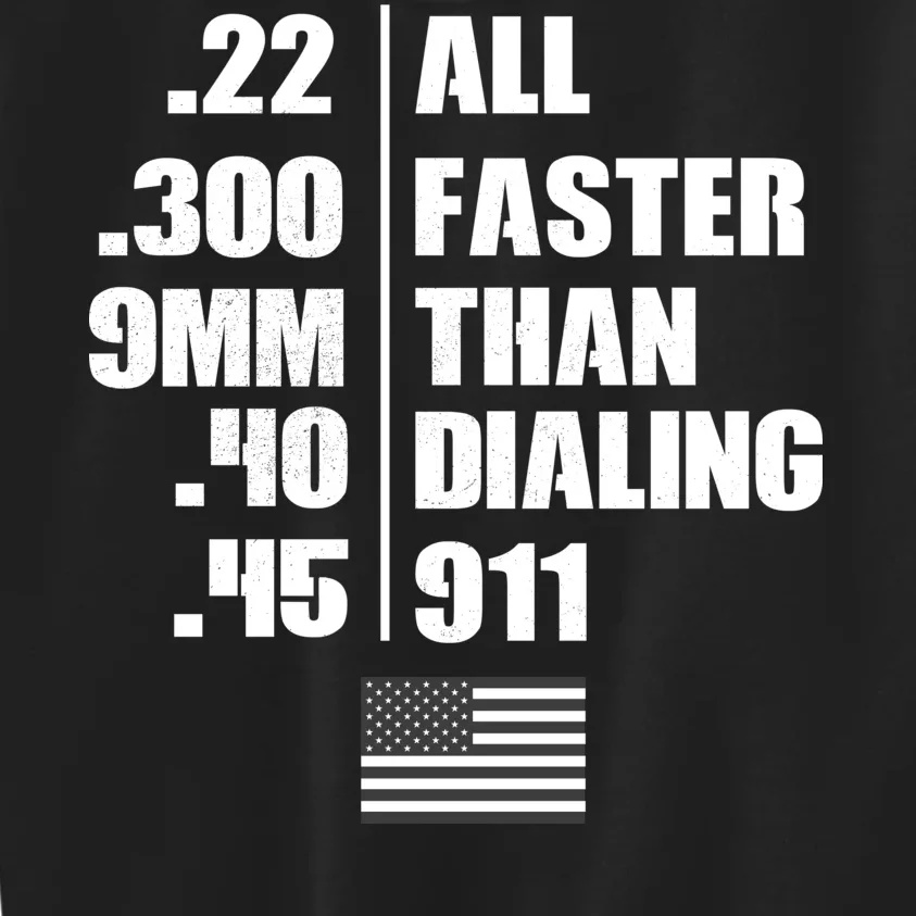 All Faster Than Dialing 911 Kids Sweatshirt